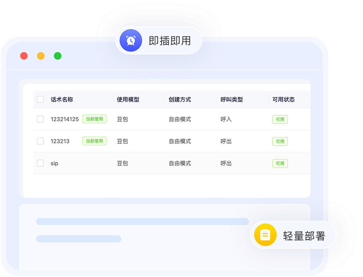 即插即用，零门槛接入